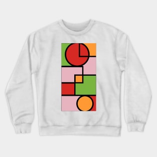 Piet Mondrian Style Geometric Pattern, Simple, Classic and Elegant Crewneck Sweatshirt